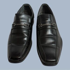 SM New York Men's Faux Leather Slip On Dress Shoes Size 10.5